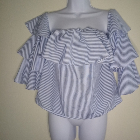 Elenza by L&L RUFFLE BLOUSES  OFF SHOULDER - Picture 5 of 15